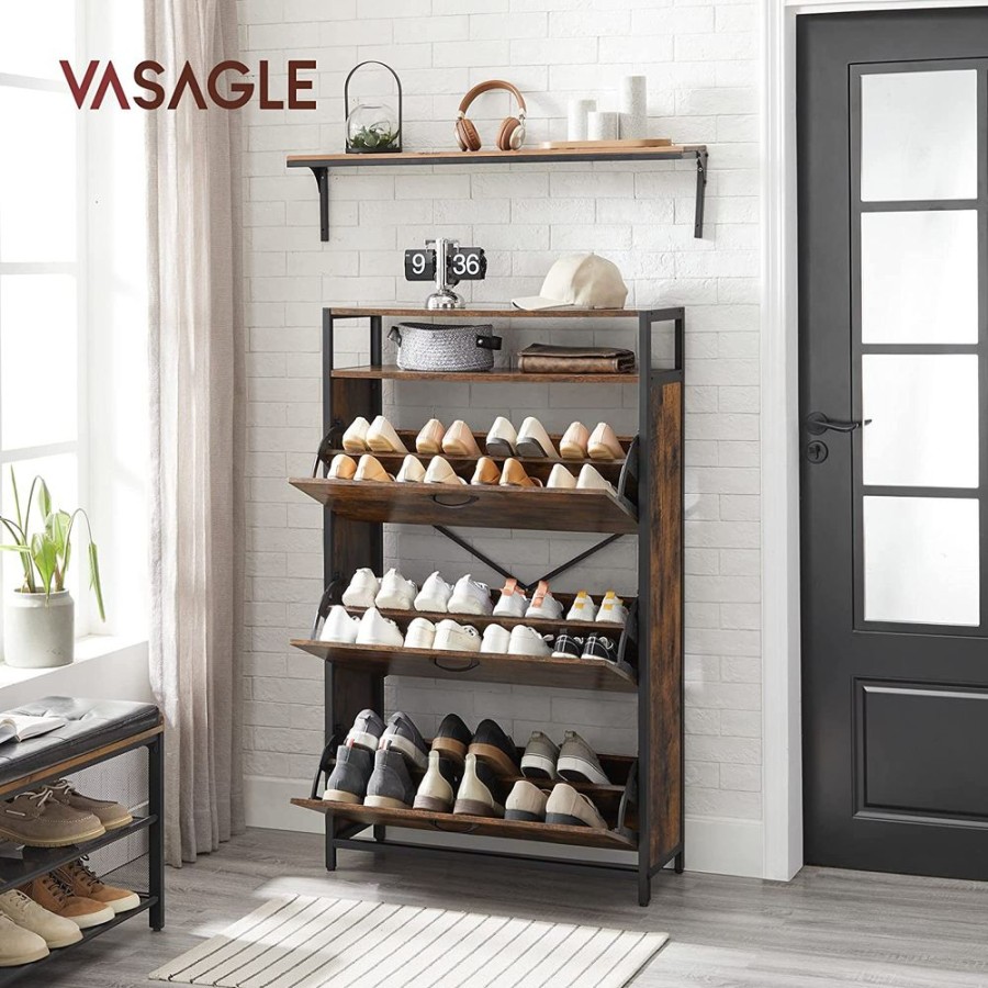 Songmics Meubles A Chaussures | Vasagle-Meuble-A-Chaussures-3-Cases-Lbs802