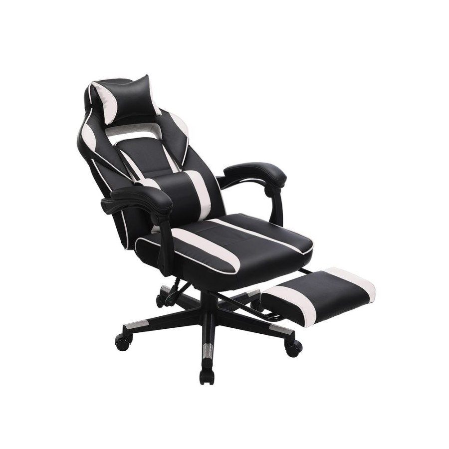 Songmics Chaises Gamer | Songmics-Chaise-Gaming-Avec-Repose-Pieds-Obg73