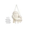 Songmics Hamacs | Songmics-Chaise-Suspendue-Avec-Coussins-Gdc042