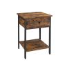 Songmics Tables D'Appoint | Vasagle-Table-De-Chevet-Tiroir-Industriel-Let55