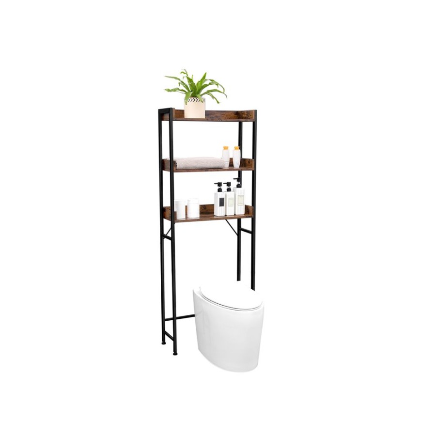 Songmics Etageres De Salle De Bain | Vasagle-Etagere-De-Toilettes-Bts002