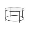 Songmics Tables Basses | Vasagle-Table-Basse-Ronde-Decoration-Lgt021