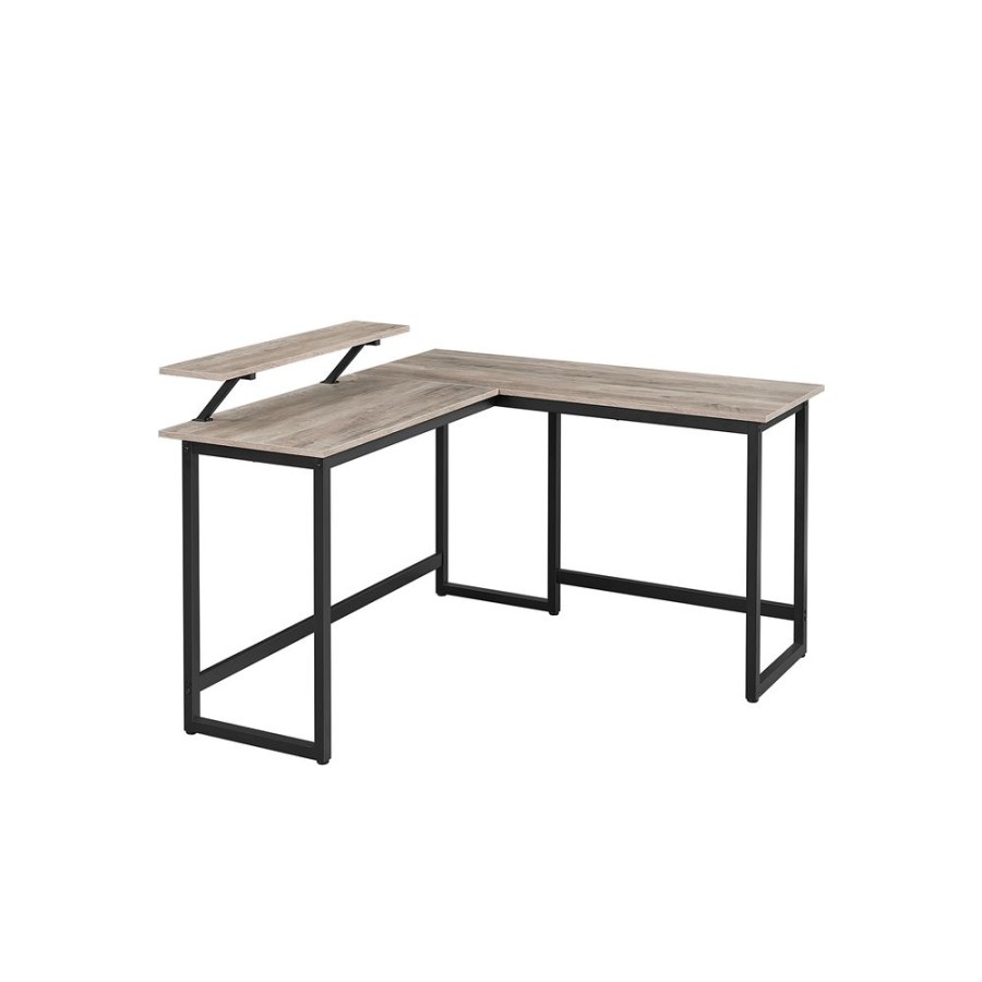 Songmics Bureau | Vasagle-Bureau-En-L-Grege-Lwd056