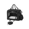 Songmics Sacs De Transport | Feandrea-Sac-Transport-Chat-Chien-Pliable-Noir-Classique-Pdc004