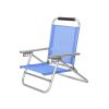 Songmics Chaises De Camping | Songmics-Chaise-De-Plage-Portable-Bleu-Gcb65