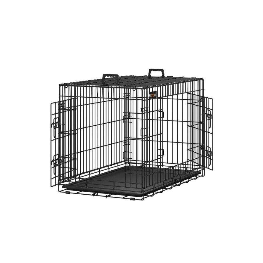 Songmics Cages Pour Chien | Feandrea-Cage-Pour-Chien-Pliable-Transportable-Ppd36