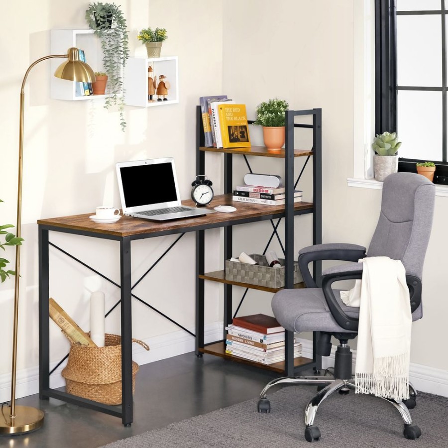 Songmics Bureau | Vasagle-Bureau-120-Cm-Industriel-Lwd48