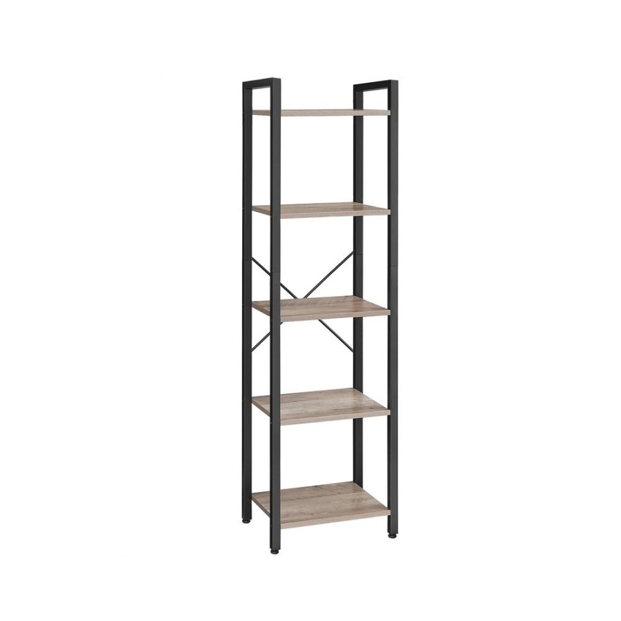 Songmics Etageres & Bibliotheques | Vasagle-Etagere-De-Rangement-A-5-Niveaux-Lls100