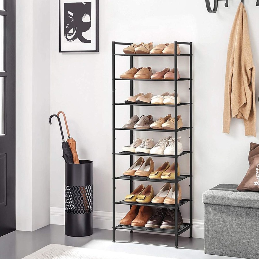 Songmics Meubles A Chaussures | Songmics-Etagere-A-Chaussures-8-Niveaux-Lmr028