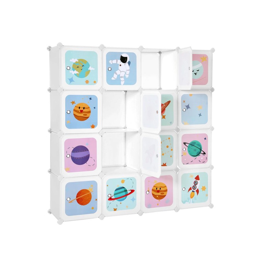 Songmics Meubles De Rangement Jouets | Songmics-Meuble-16-Cubes-Enfant-Lpc902