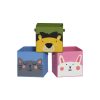 Songmics Rangements A Cubes | Songmics-Boite-Rangement-Lion-Chat-Lapin-Rfb075