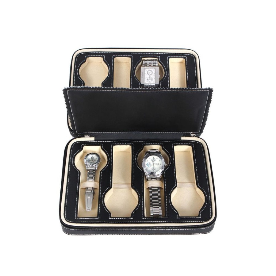 Songmics Maquillage & Bijoux | Songmics-Boite-A-Montres-Portable-Jwb50