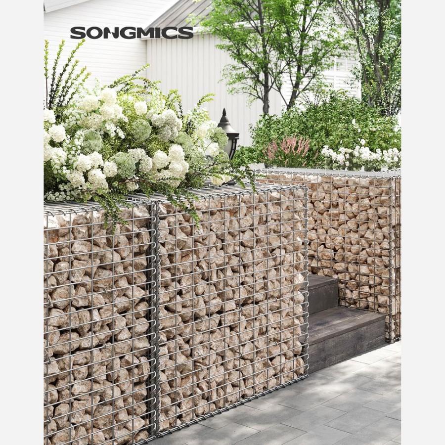 Songmics Gabion A Pierre | Songmics-Gabion-100-X-90-X-30-Cm-Ggb193