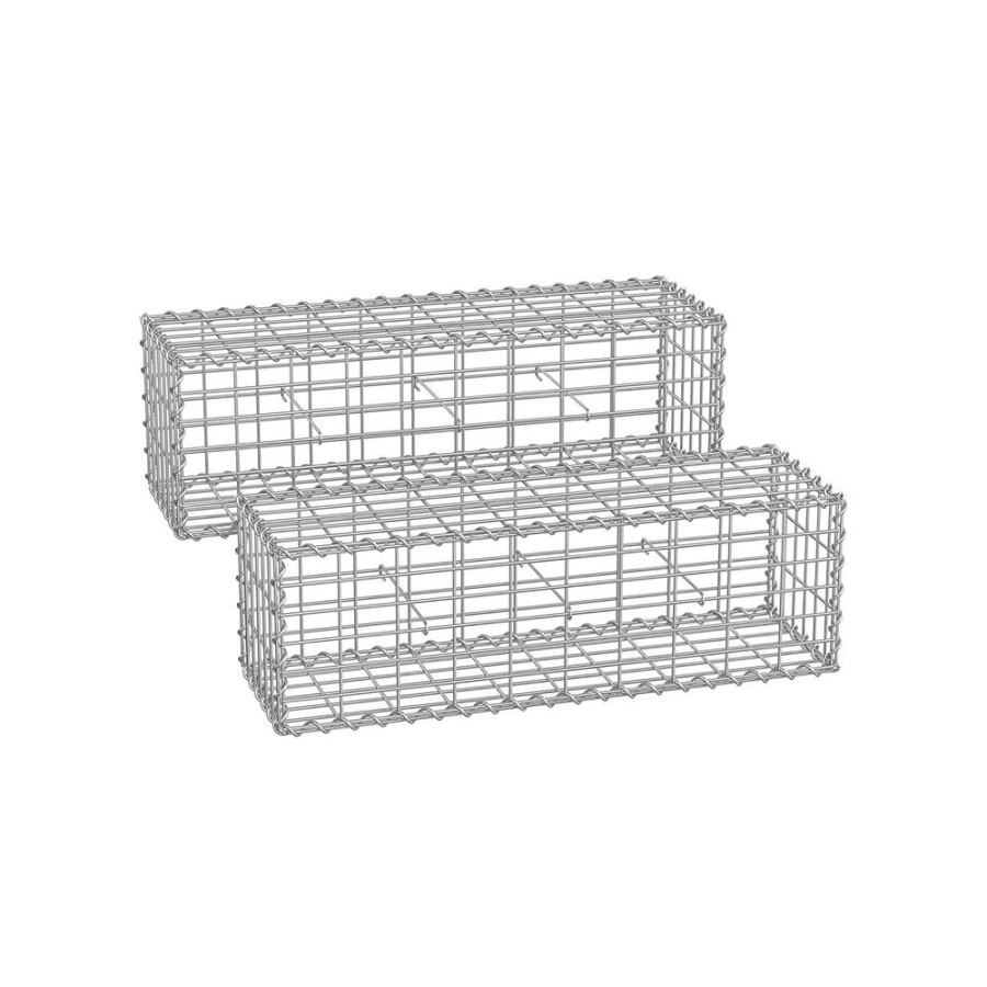 Songmics Gabion A Pierre | Songmics-Gabion-Pour-Pierre-Lot-De-2-Ggb233