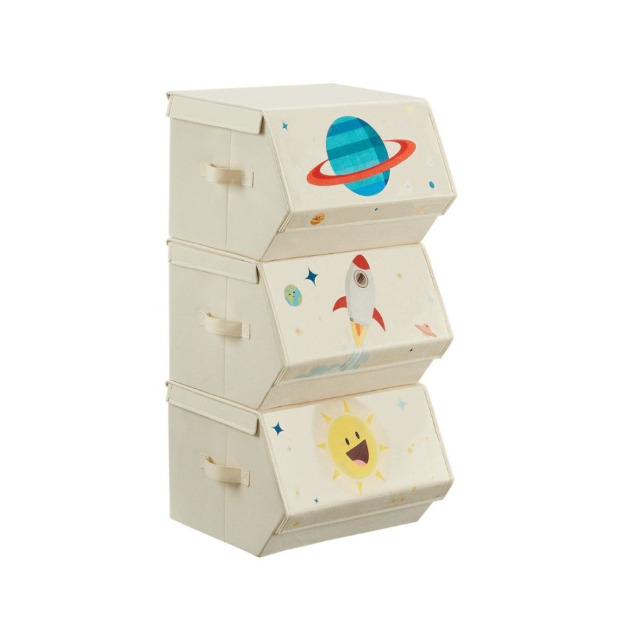 Songmics Boites & Paniers De Rangement | Songmics-3-Boites-A-Jouets-Enfants-Rlb700