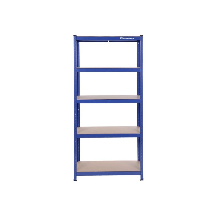 Songmics Etageres & Bibliotheques | Songmics-Etagere-150-X-75-X-30-Cm-Bleu-Glr30