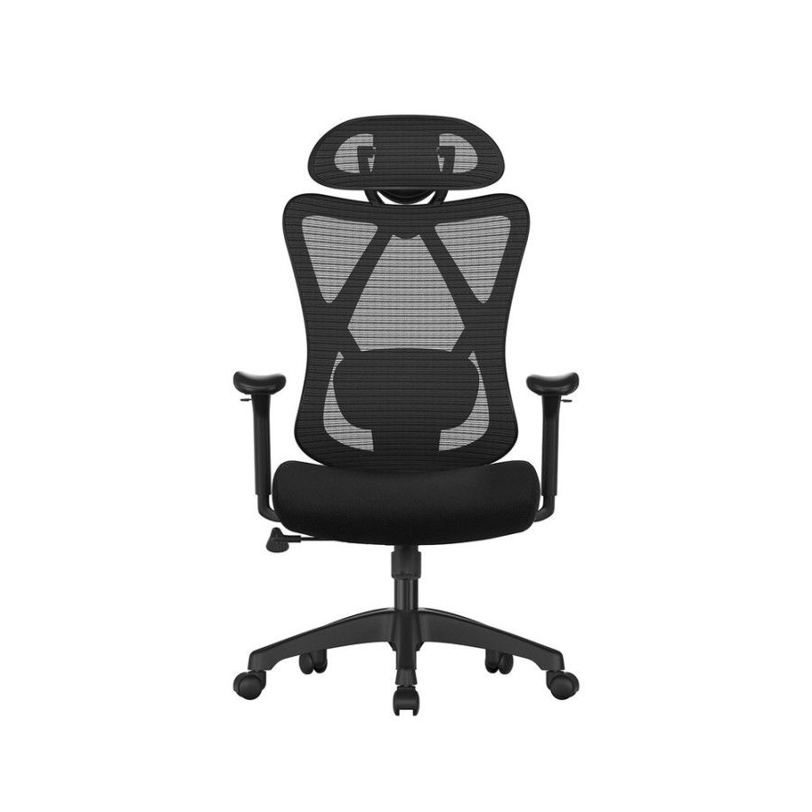 Songmics Fauteuils De Bureau | Songmics-Fauteuil-Dordinateur-Ergonomique-Reglable-Noir-Obn063