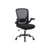 Songmics Fauteuils De Bureau | Songmics-Chaise-De-Bureau-Avec-Accoudoirs-Rabattables-Obn37