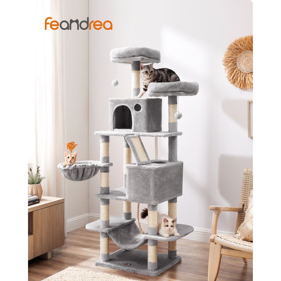 Songmics Arbres A Chat | Feandrea-Arbre-A-Chat-Multi-Niveaux-Dhautuer-168-Cm-Pct165