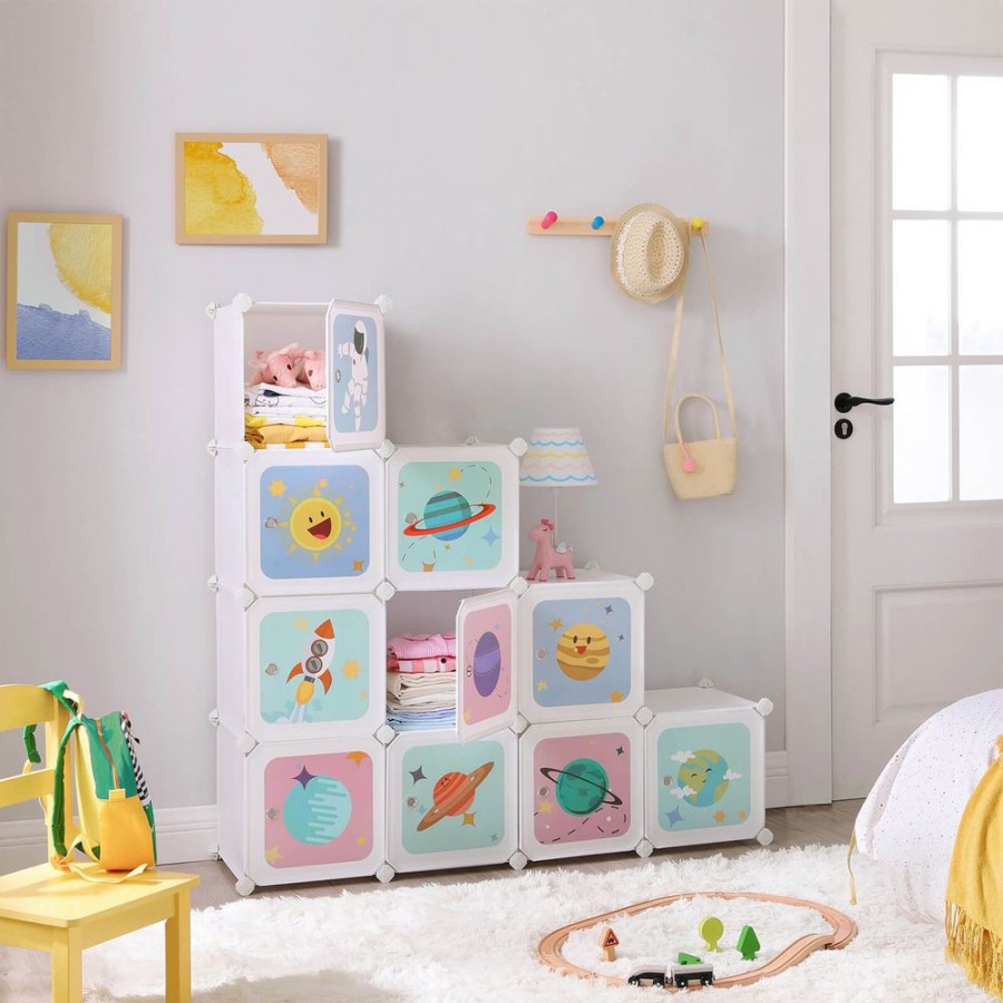 Songmics Meubles De Rangement Jouets | Songmics-Meuble-Modulable-Enfant-Lpc903