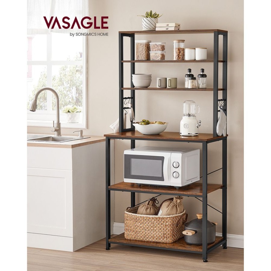 Songmics Etageres | Vasagle-Etagere-De-Cuisine-Industriel-Kks019