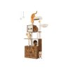 Songmics Arbres A Chat | Feandrea-Arbre-A-Chat-185-Cm-Avec-Cache-Litiere-Moderne-Pct116