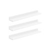 Songmics Etageres Murales | Songmics-3-Etageres-Murale-Suspendue-Longueur-80-Cm-Blanc-Lws081