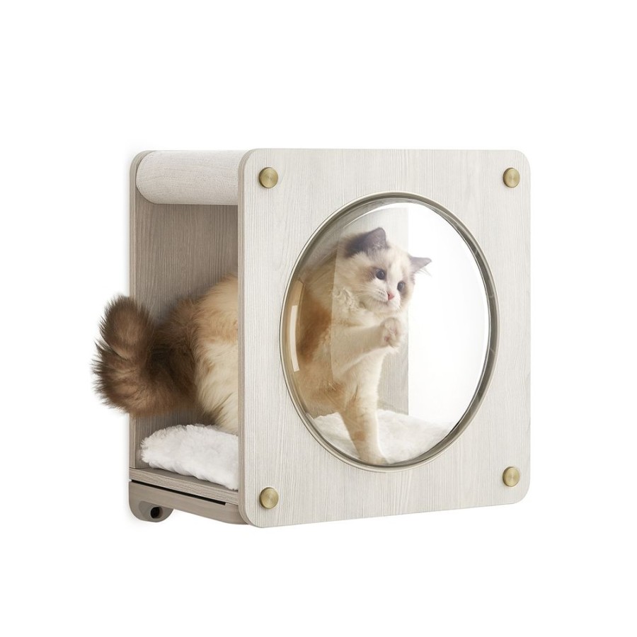 Songmics Clickat | Clickat-Niche-Pour-Chat-Murale-Avec-Dobservation-Pck010