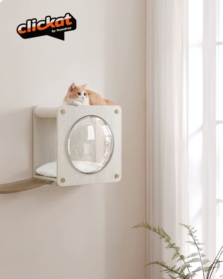 Songmics Clickat | Clickat-Niche-Pour-Chat-Murale-Avec-Dobservation-Pck010