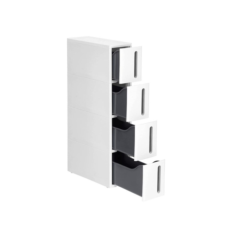 Songmics Etageres De Salle De Bain | Songmics-Etagere-Etroite-Kfr008