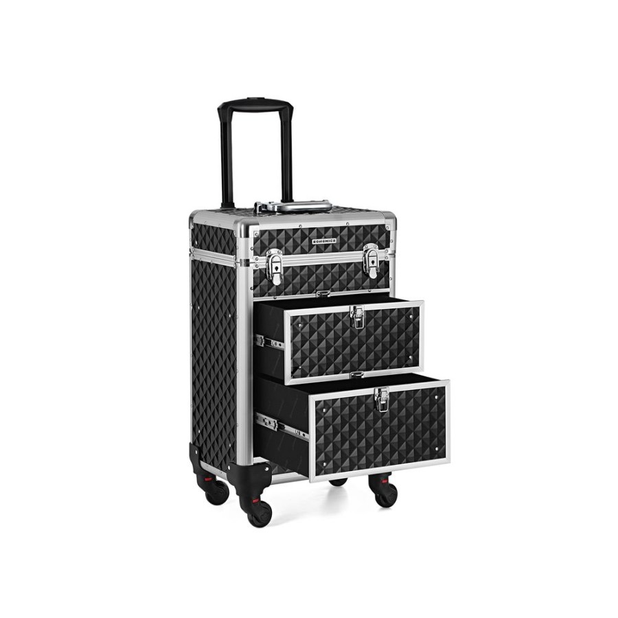 Songmics Mallettes & Valises A Maquillage | Songmics-Valise-De-Maquillage-Professionnel-Mobile-Jhz08