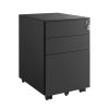 Songmics Caissons De Bureau | Songmics-Caisson-De-Bureau-Mobile-3-Tiroirs-Ofc60