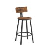 Songmics Tabourets De Bar | Vasagle-Lot-De-2-Chaises-De-Bar-Industriel-Lbc076