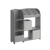 Songmics Etageres & Bibliotheques | Songmics-Etagere-De-Rangement-Pour-Enfants-Gris-Tourterelle-Gkr042