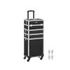 Songmics Mallettes & Valises A Maquillage | Songmics-Valise-De-Maquillage-Professionnel-4-En-1-Noir-Jhz015