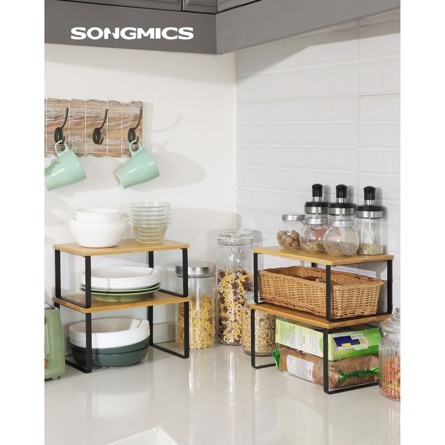 Songmics Etageres | Songmics-4-Etageres-De-Cuisine-Kcs10