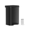 Songmics Poubelles | Songmics-Poubelle-De-Cuisine-50L-Noir-Ltb530