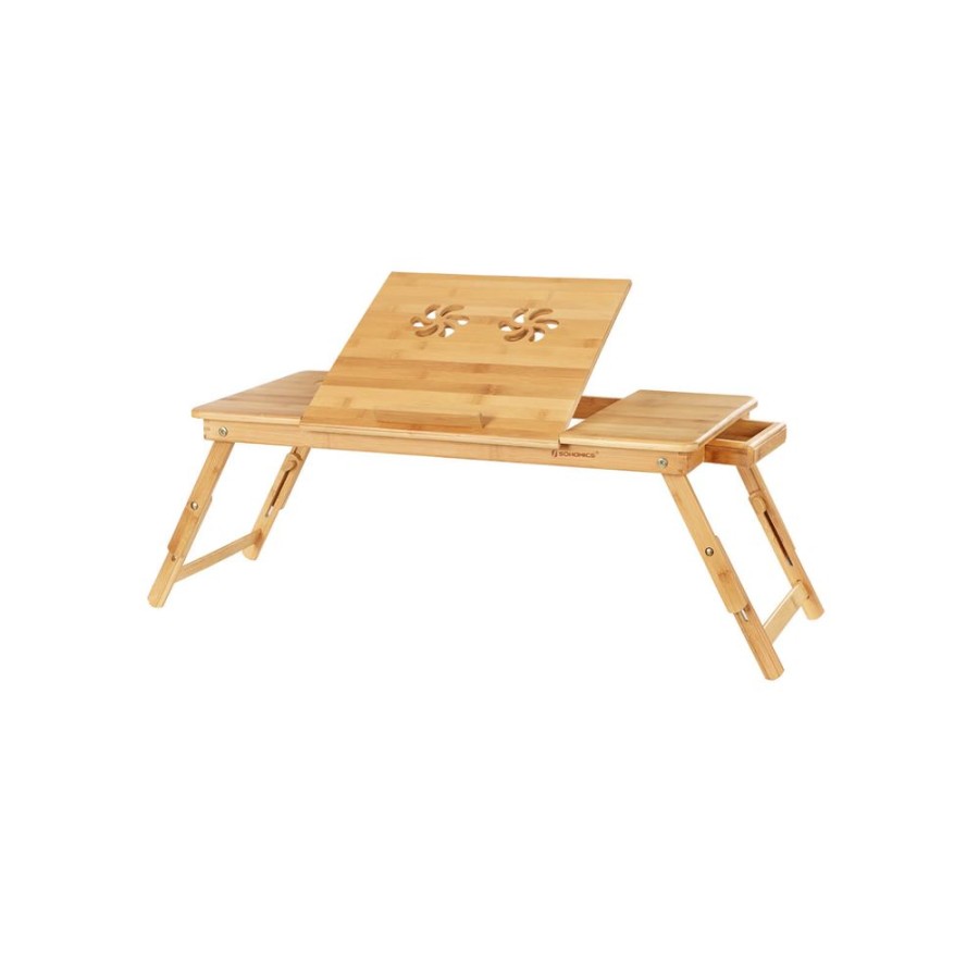 Songmics Bureau | Songmics-Table-De-Lit-Bambou-Lld004