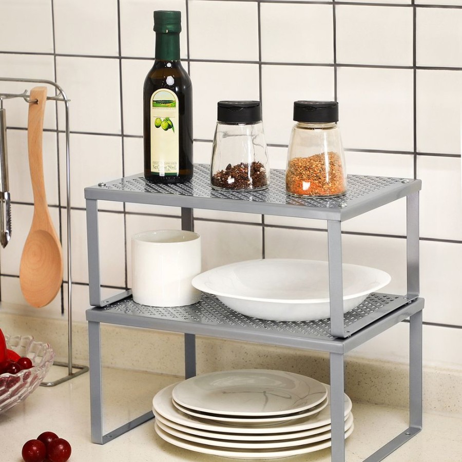 Songmics Etageres | Songmics-Etagere-De-Cuisine-Empilable-Extensible-Kcs01