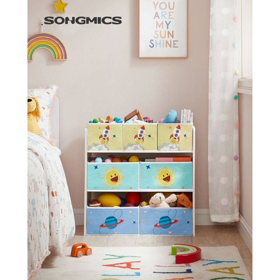 Songmics Boites & Paniers De Rangement | Songmics-Etagere-Enfant-7-Boites-Gkr034