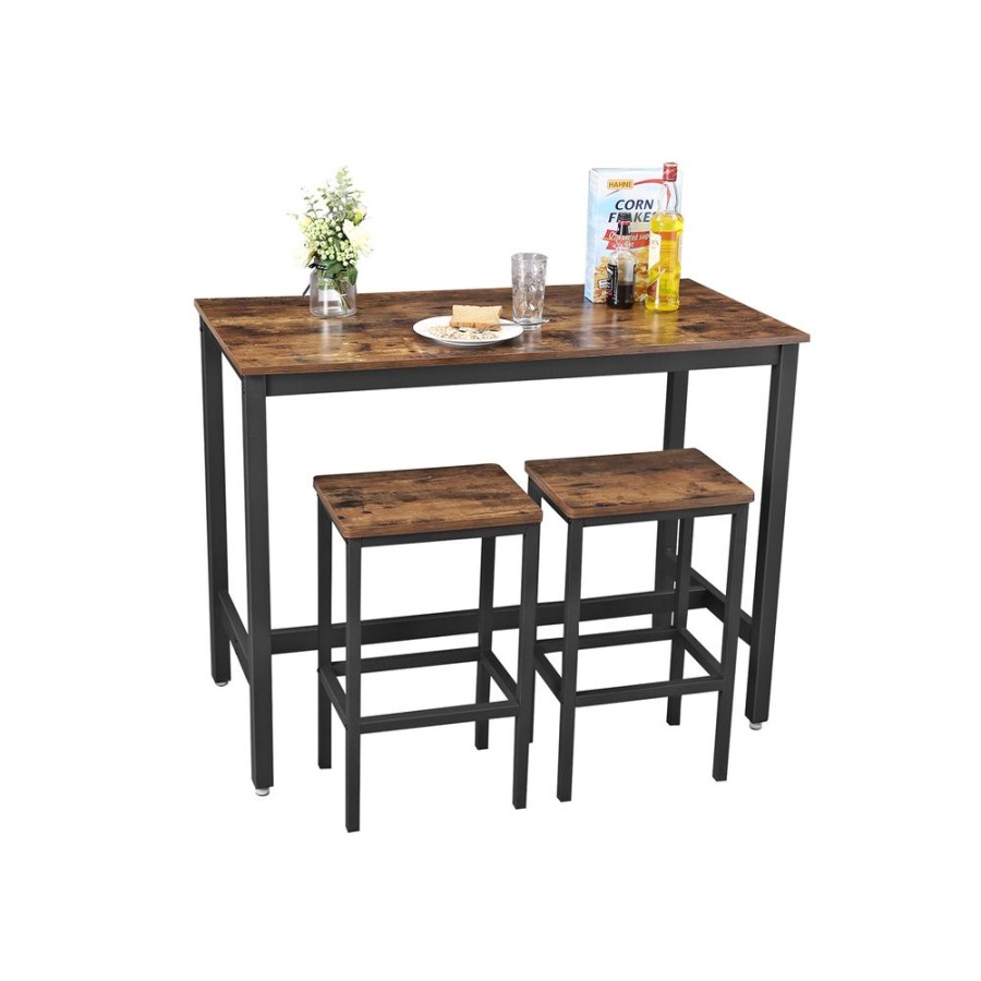 Songmics Cuisine & Salle A Manger | Vasagle-Lot-Table-Et-Chaises-De-Bar-Lbt15