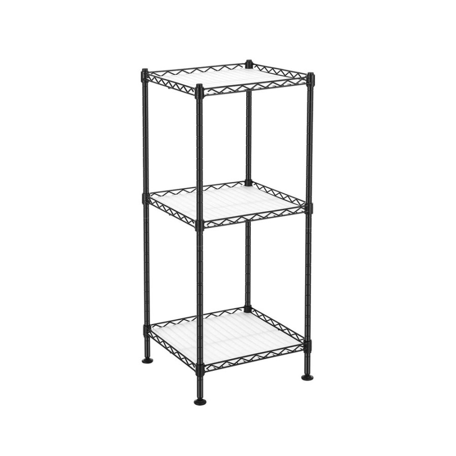 Songmics Etageres De Salle De Bain | Songmics-Etagere-A-3-Niveaux-Lgr103