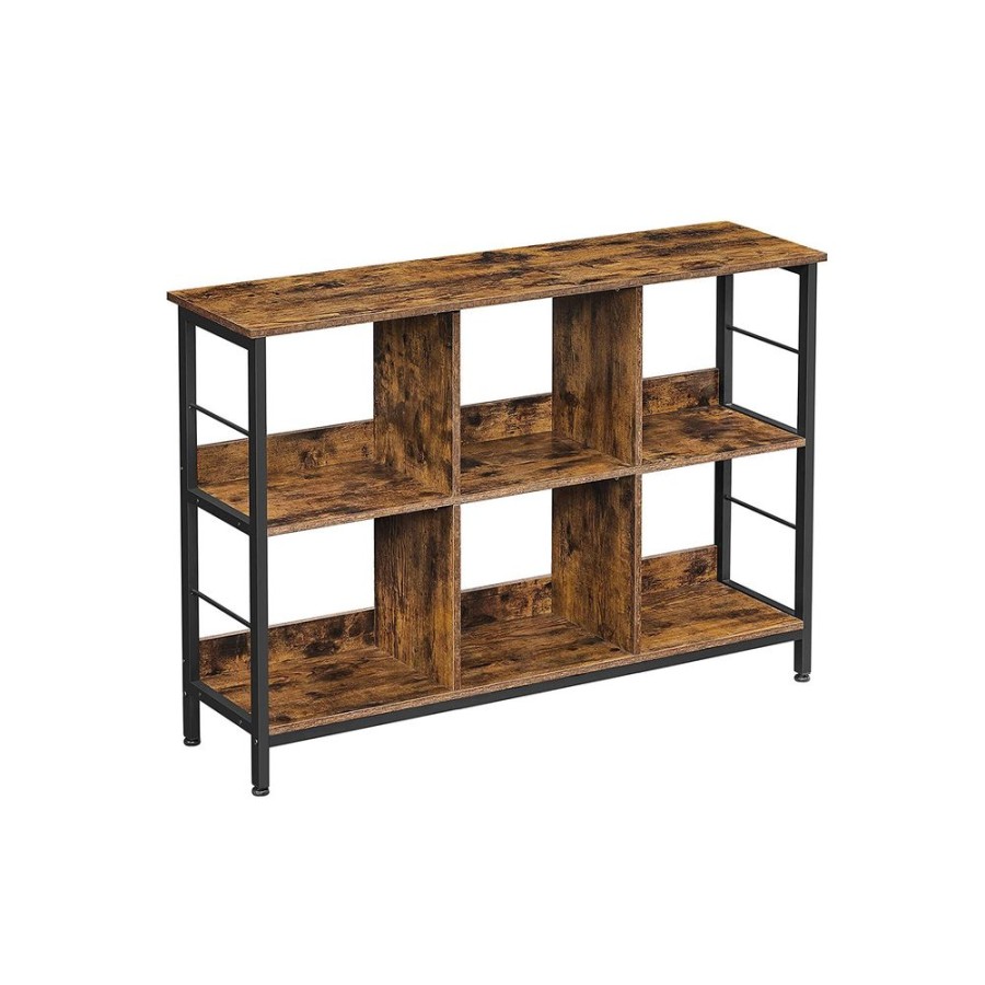 Songmics Etageres & Bibliotheques | Vasagle-Buffet-Ouvert-Industriel-Lls104