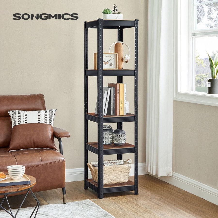 Songmics Etageres | Songmics-Etagere-Charge-Lourde-A-5-Niveaux-Glr037