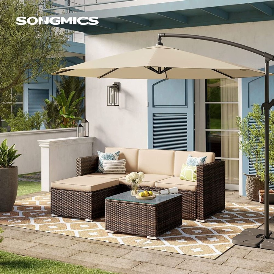 Songmics Salon De Jardin | Songmics-Mobilier-De-Jardin-Exterieur-Ggf005