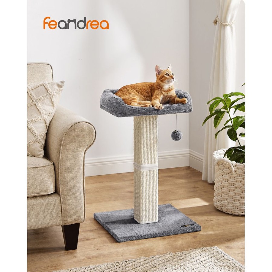 Songmics Arbres A Chat | Feandrea-Griffoir-Pour-Chat-Avec-Pompon-Pca022