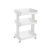 Songmics Etageres & Bibliotheques | Songmics-Etagere-4-Roulettes-Blanc-Ksc01