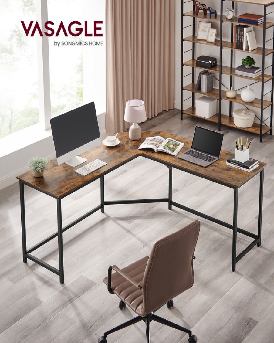 Songmics Bureau | Vasagle-Bureau-Dangle-Industriel-Lwd73