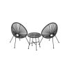 Songmics Chaises D'Exterieur | Songmics-Salon-De-Jardin-3-Pieces-Ggf013