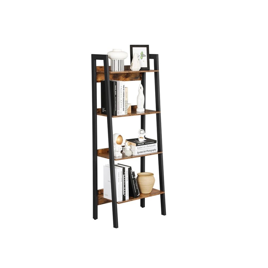 Songmics Etageres & Bibliotheques | Vasagle-Etagere-Echelle-Industriel-Lls054